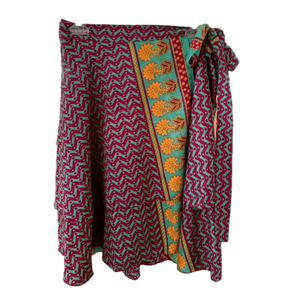 Silk Wrap Skirt